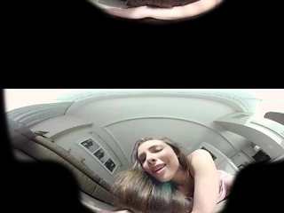 Brunette’s moist pussy in shut up