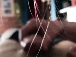 Cute faculty lady giving CFNM blowjob and sure she swallows