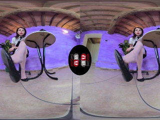 Cute faculty woman seduces you along with her beautiful ft