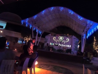 Fireplace present and scorching intercourse again within the resort