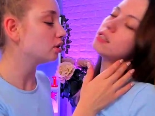 French Kissing Beginner Teen Lesbians