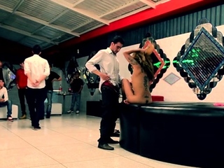 Lusty nipponese brunette girlie will get rear fuck