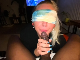 novice interracial blowjob