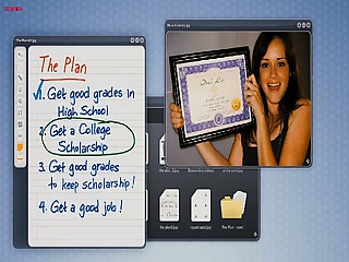 Alexis Bledel sizzling in black bra displaying her cleavage as she