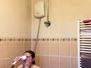 bathe time small perky tits