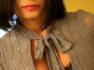 Busty blonde novice takes creampie pov