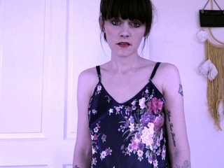 Cute beginner brunette naughty in solo jerking present on digital camera