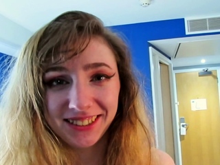 Enjoying with petite pale and flat chested Rosie