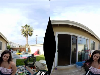 Huge ass brunette drives large cock