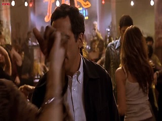 Jennifer Aniston displaying some pokey nipples in a white tank