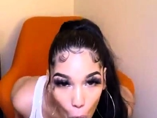 Large cock beginner german blowjob