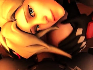 Two 3d cartoon cuties are prepared for his or her bathtub