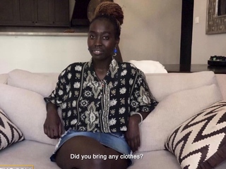 Fairly Black Mannequin Facial Cumshot in Interracial Casting