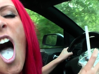 Massive titted newbie MILF drenced in jizz to finish handjob