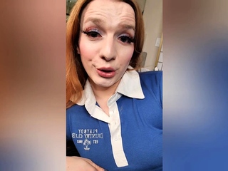 Shemale tranny beginner will get toy humiliation