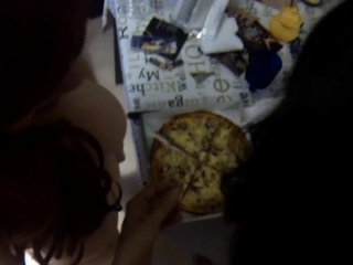 Small tit brunette teen fucks an enormous cock