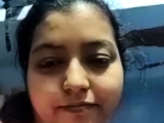 Chubby indian milf watching cock jerking on webcam