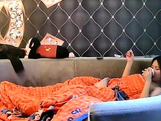 Close up teen foot worship