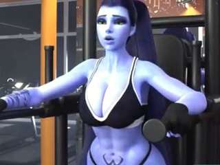 WIDOWMAKER HARD FUCKED BY BBC IN THE GYM – OVERWATCH BBC