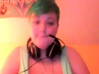 Busty BBW Amateur Babe on Webcam