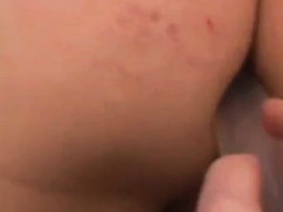 caning sissy John’s pimply ass