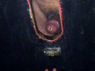 Glory-Hole Handjob med min svenska fru