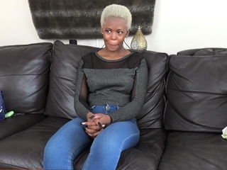 I kept fucking this BUSTY EBONY college student