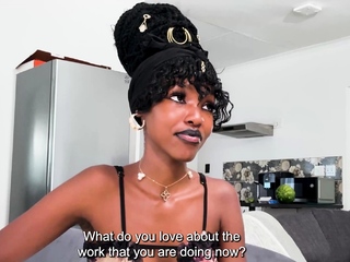 I made this EBONY TEEN forget her BF