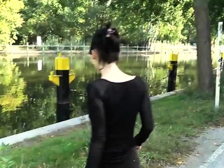 Pulled skinny petite babe pussydestroyed