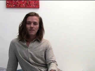 Solo Australian Leoroy Grips His Dick Tight And Strokes Hard