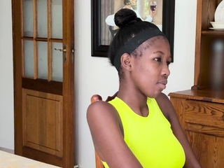 Thick Black MILF Bent Over Banged Raw