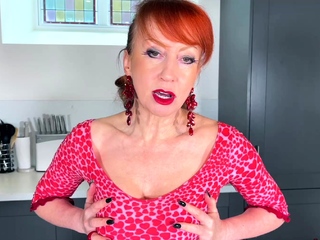 Red XXX treats herself on Valentines Day