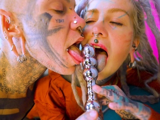 Anuskatzz and Nahlu enjoy some anal play with toys