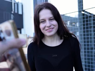 GERMAN SCOUT – Small Redhead Teen Peach Delina Pick Up