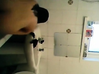 Latina mom (great tits) peeped at by stepson