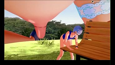 3D HQ Breast Expansion Big tits Hard nipples POV 2 chicks wSound added