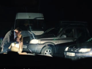 Exclusive swinger party on a public parking