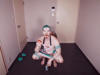 Gaped Asshole Filled With Food