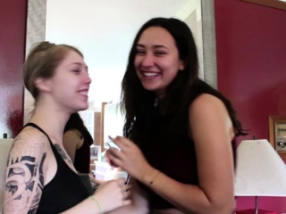 Hot blonde teen babe loves masturbating