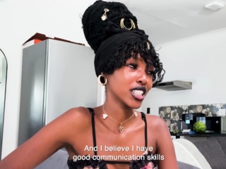 I made this EBONY student scream hard