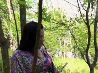 Is Granny Squirting In The Forest At GrandMams