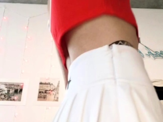 Asian teen amateur jerking cock