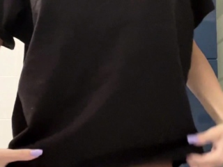 Curly Blonde Teen Records Solo Dildo Masturbation More at