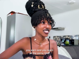 Faithful EBONY TEEN let her BOYFRIEND down for my raw cock
