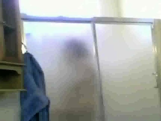 Mexican Aunt Maria spied on in the shower