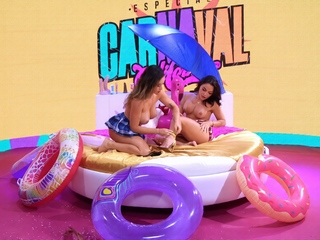 Wild Carnival Party With Hot Babes Playing Erotic